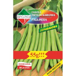 FASOLA ZWYKŁA KARŁOWA SZPARAGOWA PAULINERA 55G SPÓJNIA